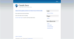Desktop Screenshot of canaleinox.com